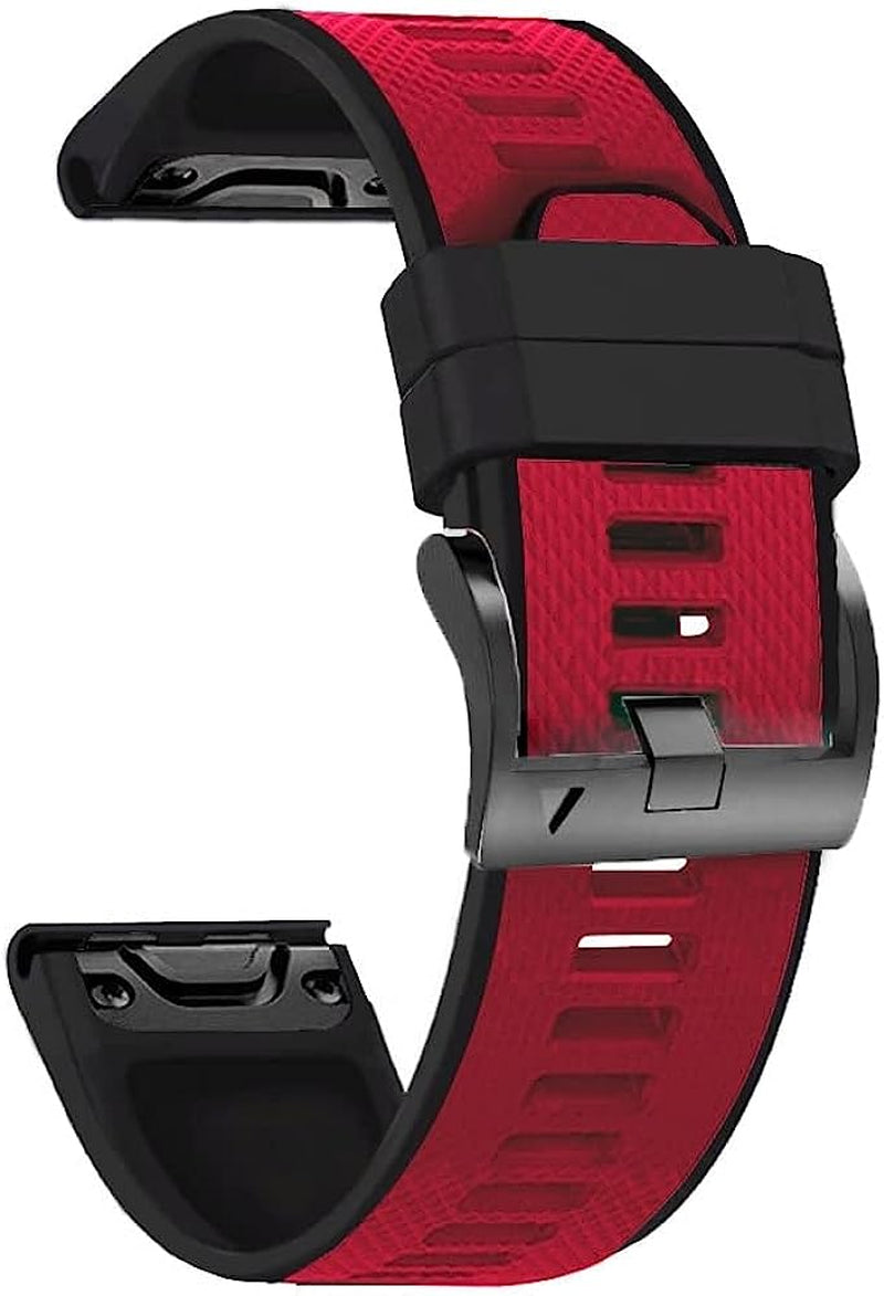 NIBYQ 26 22Mm Quick Fit Watchband for Garmin Fenix 6X 6Xpro 6 5X 5Plus 3 3HR Enduro Silicone Easyfit Wrist Band for Garmin Fenix 7X 7  NIBYQ E 26mm Fenix 3 3HR 