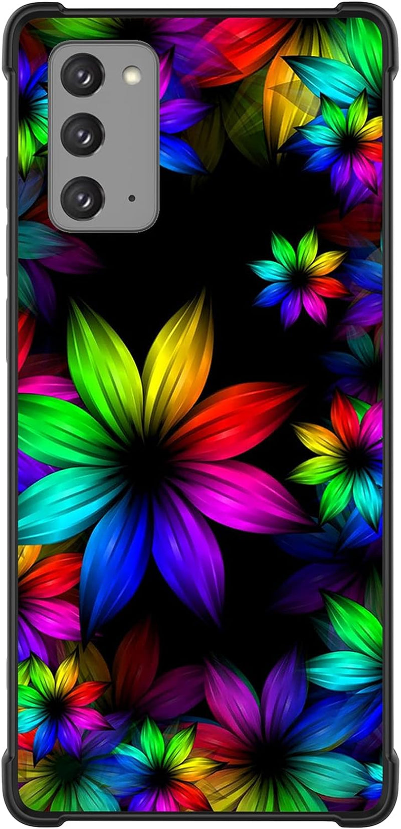 Tnarru for Samsung Galaxy Note 20 Case with Kickstand [Military Grade Drop Protection][Non-Slip] Scratchproof Shockproof Protective Phone Case for Samsung Galaxy Note 20 -Broken Pattern  Tnarru Floral Petal  