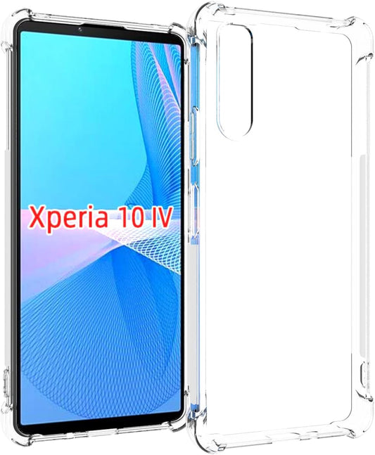 USTIYA Case for Sony Xperia 10 IV Clear TPU Four Corners Protective Cover Transparent Soft Funda  Shenzhen Jinyi Technology Co., Ltd.   