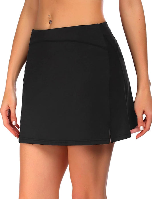 ADOME Women'S Athletic Skort Tennis Skirt with Pockets Shorts Active Golf Running Workout Sports  ADOME   