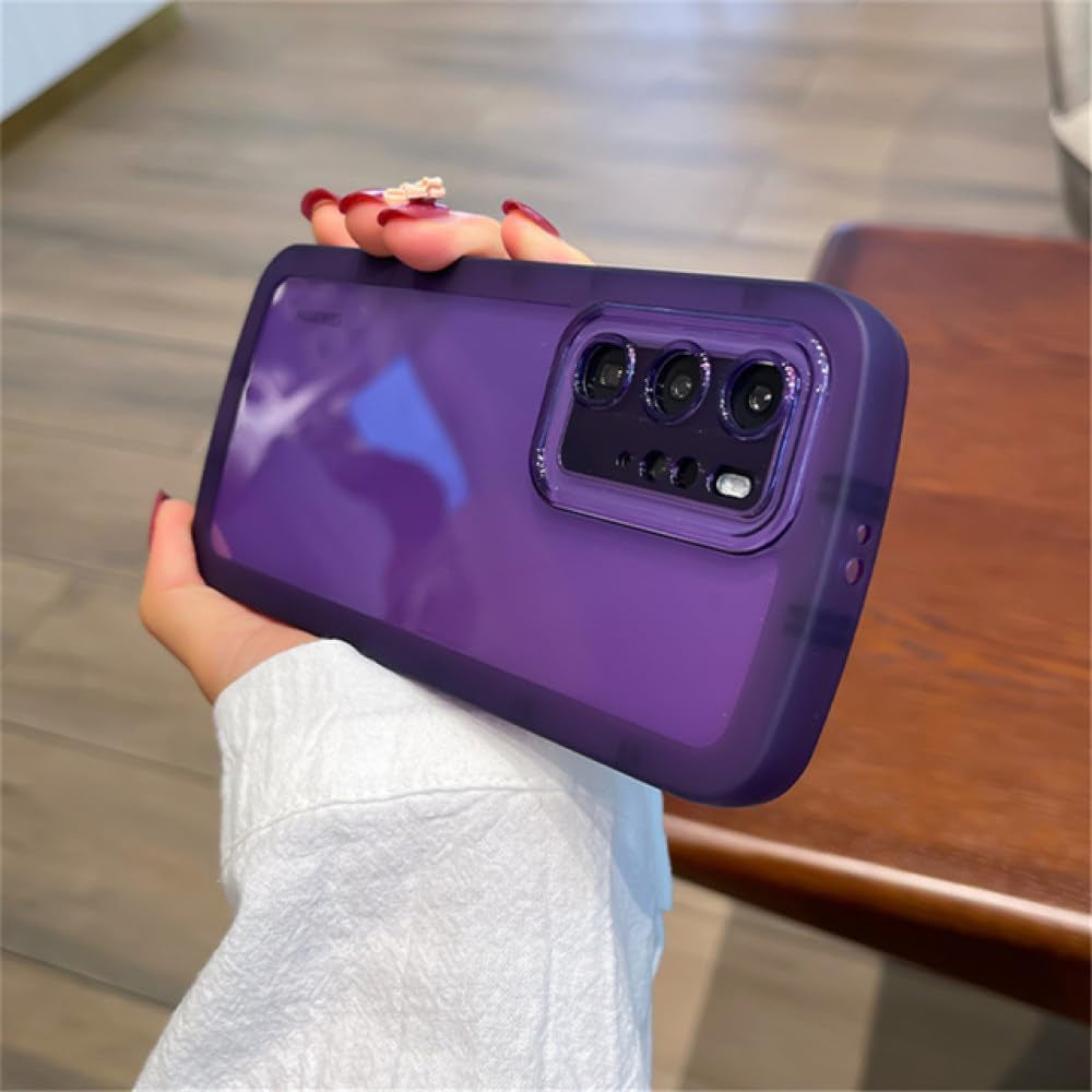 YOGISU Shockproof Clear Phone Case for Huawei P50 P40 Pro Lite P30 Mate 40 30 Nova 9 8 7 Camera Protection Cover,Pink,For Honor 70  YOGISU Purple For Mate 30 Pro 