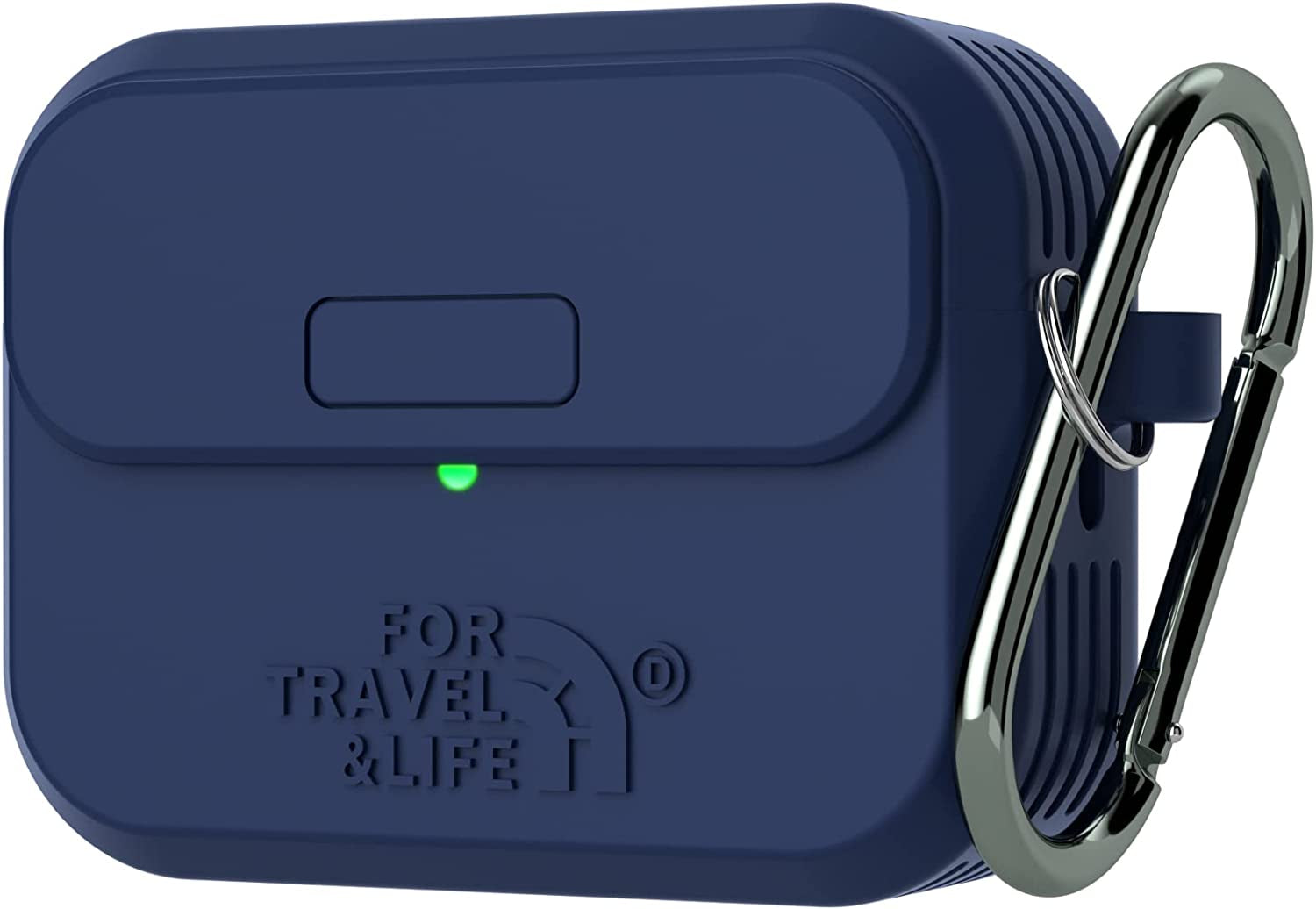 Airpods Pro 2Nd/1St Generation Case Cover,Secure Lock Full Protective Silicone Skin Accessories for Women Men with Apple Airpods Pro 2022/2019 Charging Case,Design by Doboli,Matcha Green  Doboli Navy Blue  