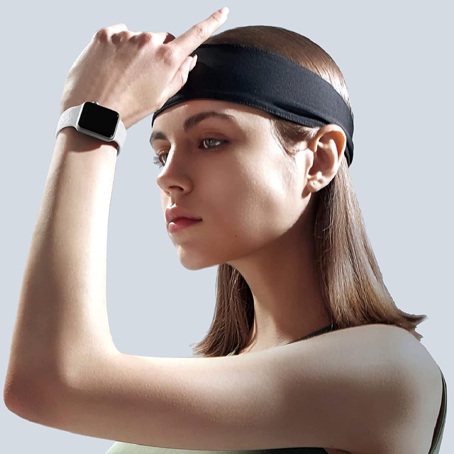 Daqin 4 Pack Band Compatible with Apple Watch Band 38Mm 40Mm 41Mm 42Mm 44Mm 45Mm 49Mm Women Men, Flower Engraved Soft Silicone Classy Sport Strap for Apple Watch Series 8 7 6 5 4 3 2 1 Iwatch Se/Ultra  Xuchangjiansenshangmaoyouxiangongsi   