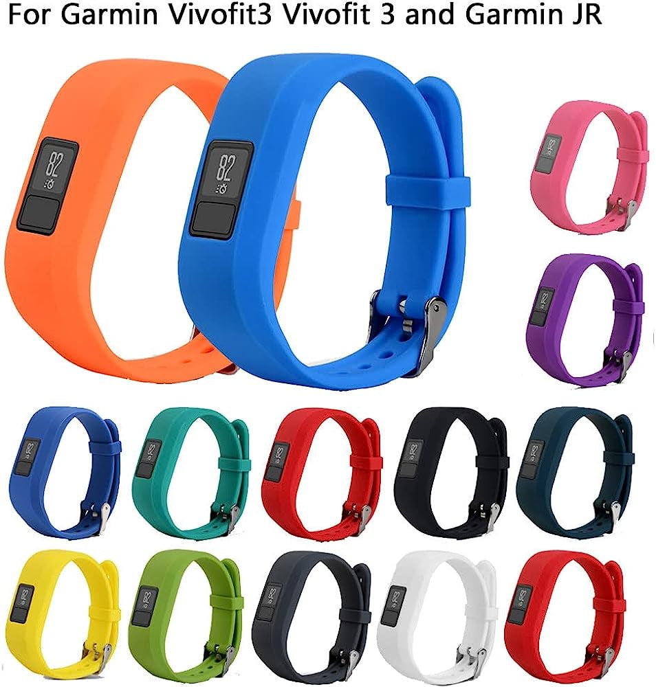 IRJFP S L Soft Silicone Replacement Smart Watch Band for Garmin Vivofit for JR JR2 Vivofit 3 Sport Watchband Strap for Vivofit 3  IRJFP   