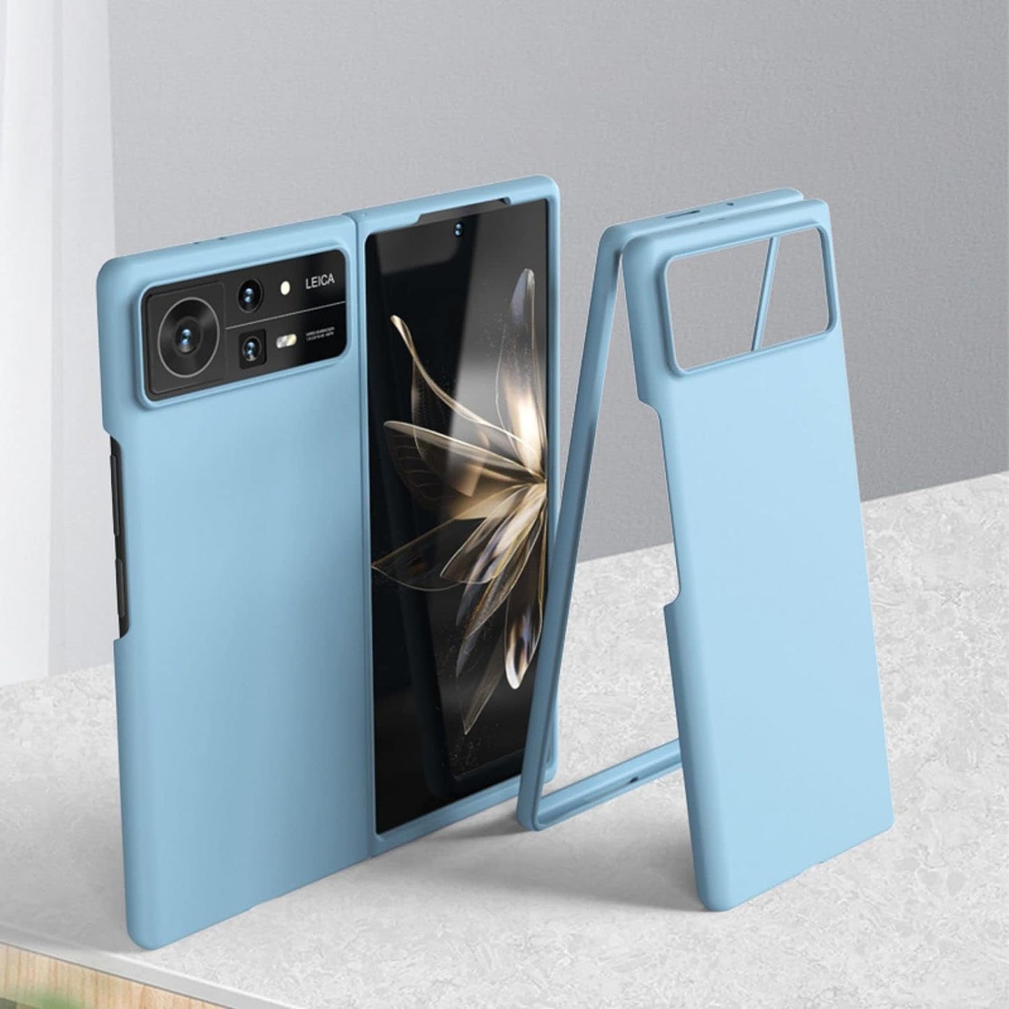 COQUE Xiaomi Mix Fold 2 Phone Case,Ultra Slim Skin-Feeling Phone Shell,Folding Phone Cover for Xiaomi Mix Fold 2,White  COQUE Sky Blue Xiaomi Mix Fold 2 