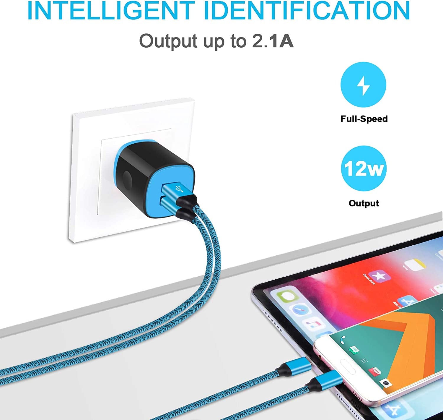 USB Wall Charger Fast Charging for Samsung Galaxy S23/S22/S21+/S20 Fe/S10E/S9/S8,Note 20 Ultra,A14/A50/A20/A21/A51/A71/A10E/A11/A13/A23/A53,Moto G Power/G Stylus/G Fast,Phone Charger Head,Type C Cable  Shenzhen Putuo Technology Co.,Ltd   