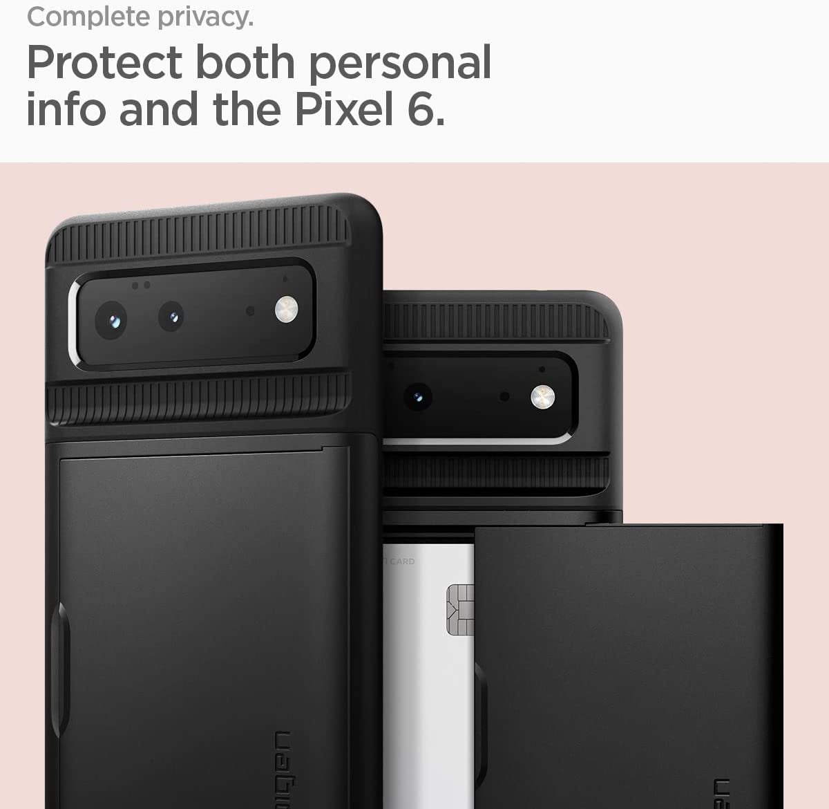 Spigen Slim Armor CS Designed for Google Pixel 6 Case (2021) - Black  Spigen   