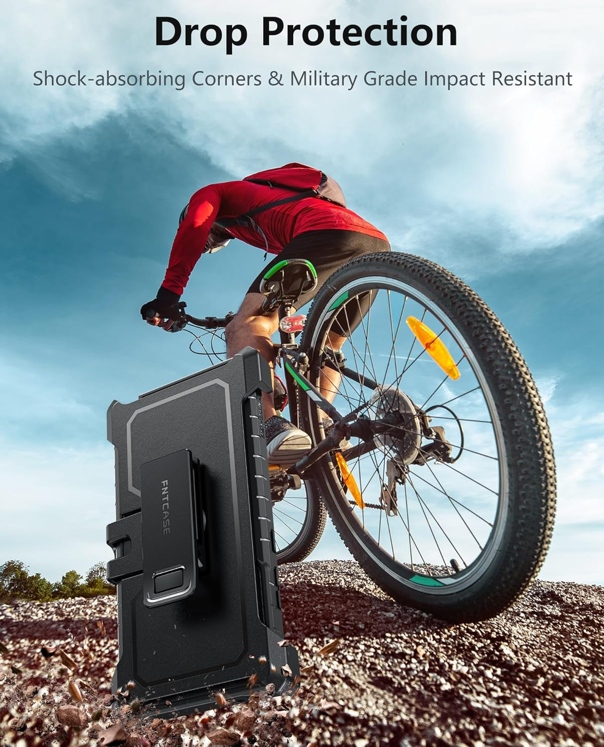 FNTCASE for Samsung Galaxy Note-20-Ultra Case: with Belt-Clip Holster & Built-In Screen Protector & Kickstand, Full-Body Dual Layer Rugged Heavy Duty Shockproof Protective Cell Phone Cover 5G-Black  FNTCASE   