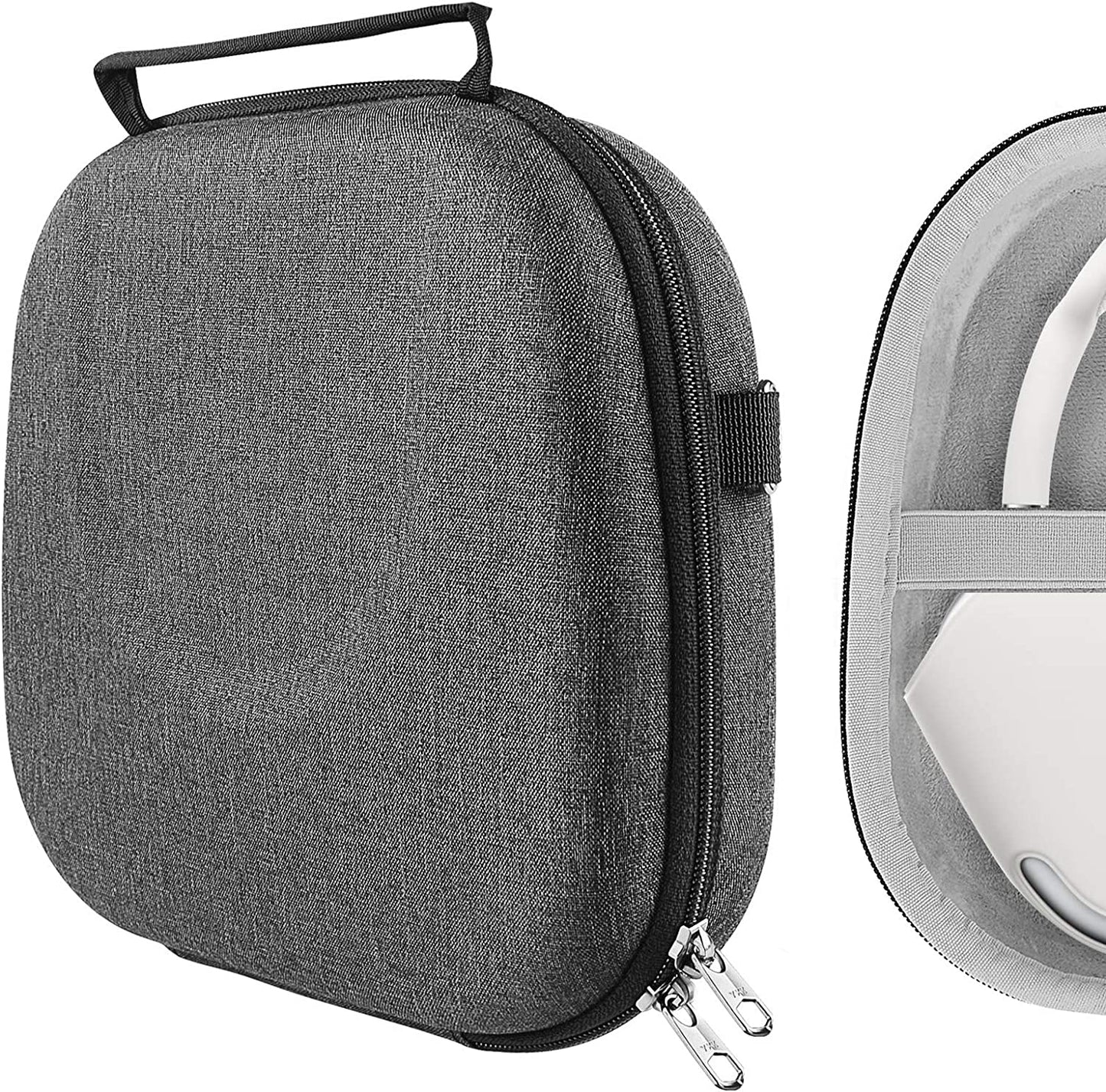 Geekria Shield Headphones Case, Compatible with Airpod Max Headphones Case, Replacement Hard Shell Travel Carrying Bag with Room for Smart Case and Accessories Storage (Dark Grey)  GEEKRIA   