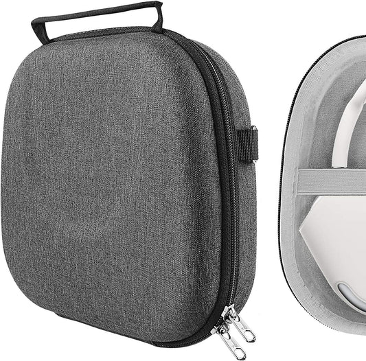 Geekria Shield Headphones Case, Compatible with Airpod Max Headphones Case, Replacement Hard Shell Travel Carrying Bag with Room for Smart Case and Accessories Storage (Dark Grey)  GEEKRIA   