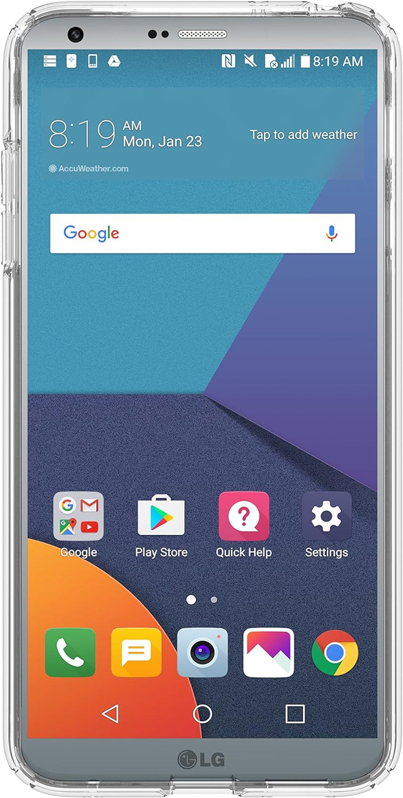 Speck Products Presidio Clear Cell Phone Case for LG G6 - Clear/Clear  Speck   