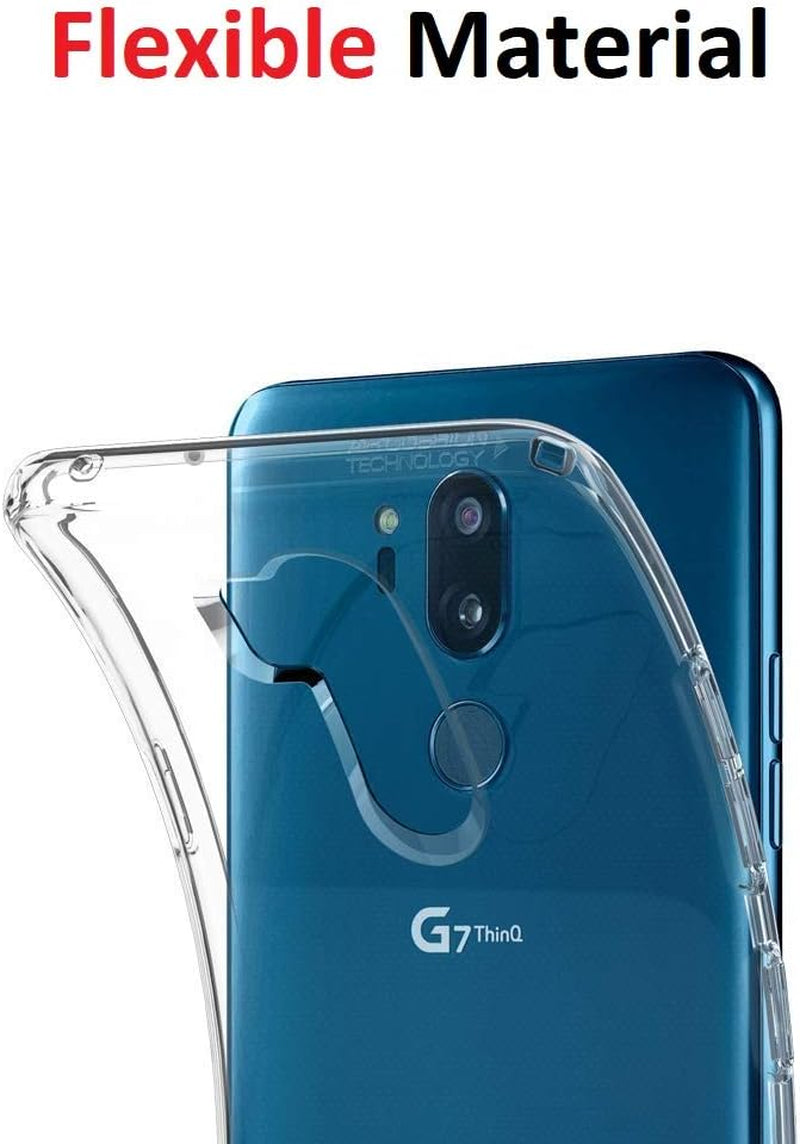 Vultic Clear Case for LG G7 Thinq, Soft Slim Fit Shockproof TPU Lightweight Thin Transparent Cover  Vultic   
