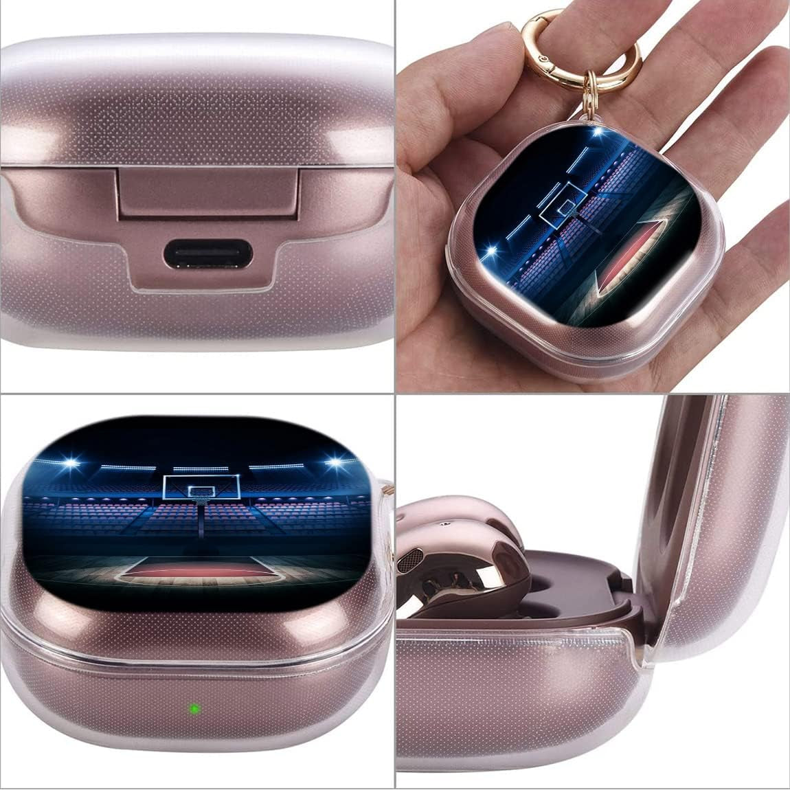 MINGDAO Patterned Protecter Cover Compatible with Galaxy Buds Pro 2 / Galaxy Buds 2 / Galaxy Buds Pro/Galaxy Buds Live TPU Soft Case # MC4553  Mingdao   