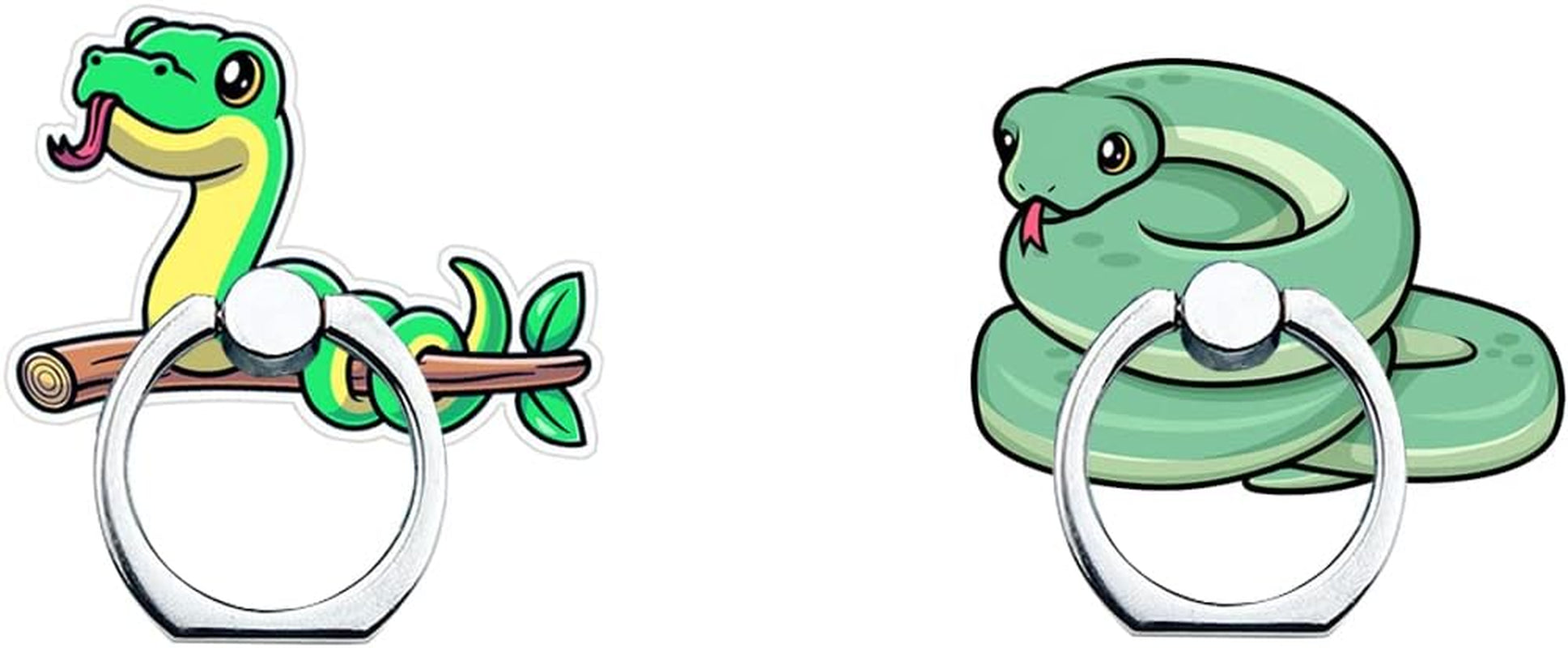 Phone Ring Holder Stand,Phone Ring Stand Holder 360 Rotation Finger Ring Grip Stand for Cellphones,Smartphones and Tablets (2 Pack Kawaii Kitty Phone Ring Stand)  RRJQW Snake Phone Ring Stand Holder  