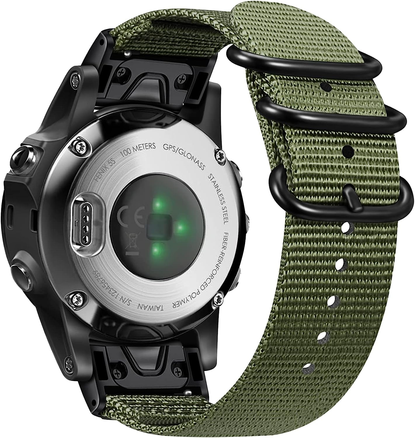 Fintie 20Mm Band Compatible with Garmin Fenix 7S / Fenix 6S / Fenix 5S, Quickfit Soft Woven Nylon Sport Strap Compatible with Garmin Fenix 5S Plus/Fenix 6S Pro/Sapphire/Descent Mk2S Smartwatch  FINTIE   