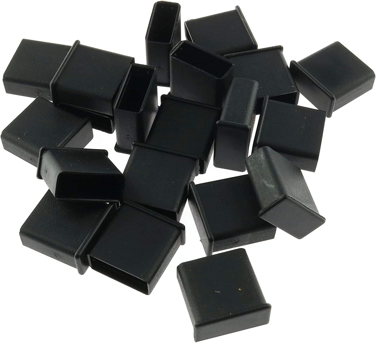 DTTRA 20Pcs Plastic USB Type a Male Anti-Dust Stopper Plug Cover Protector Cap Cover, Black  DTTRA   