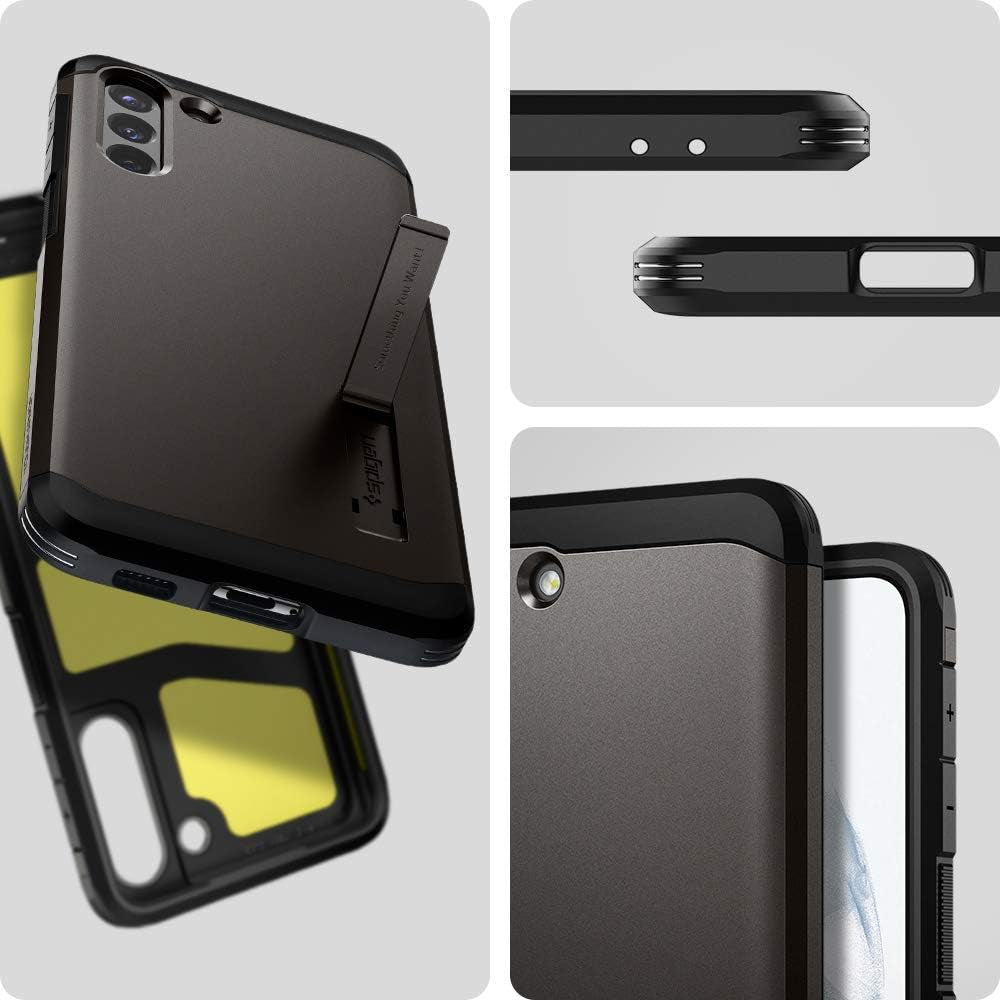 Spigen Tough Armor [Extreme Protection Tech] Designed for Galaxy S21 Case (2021) - Gunmetal  Spigen   