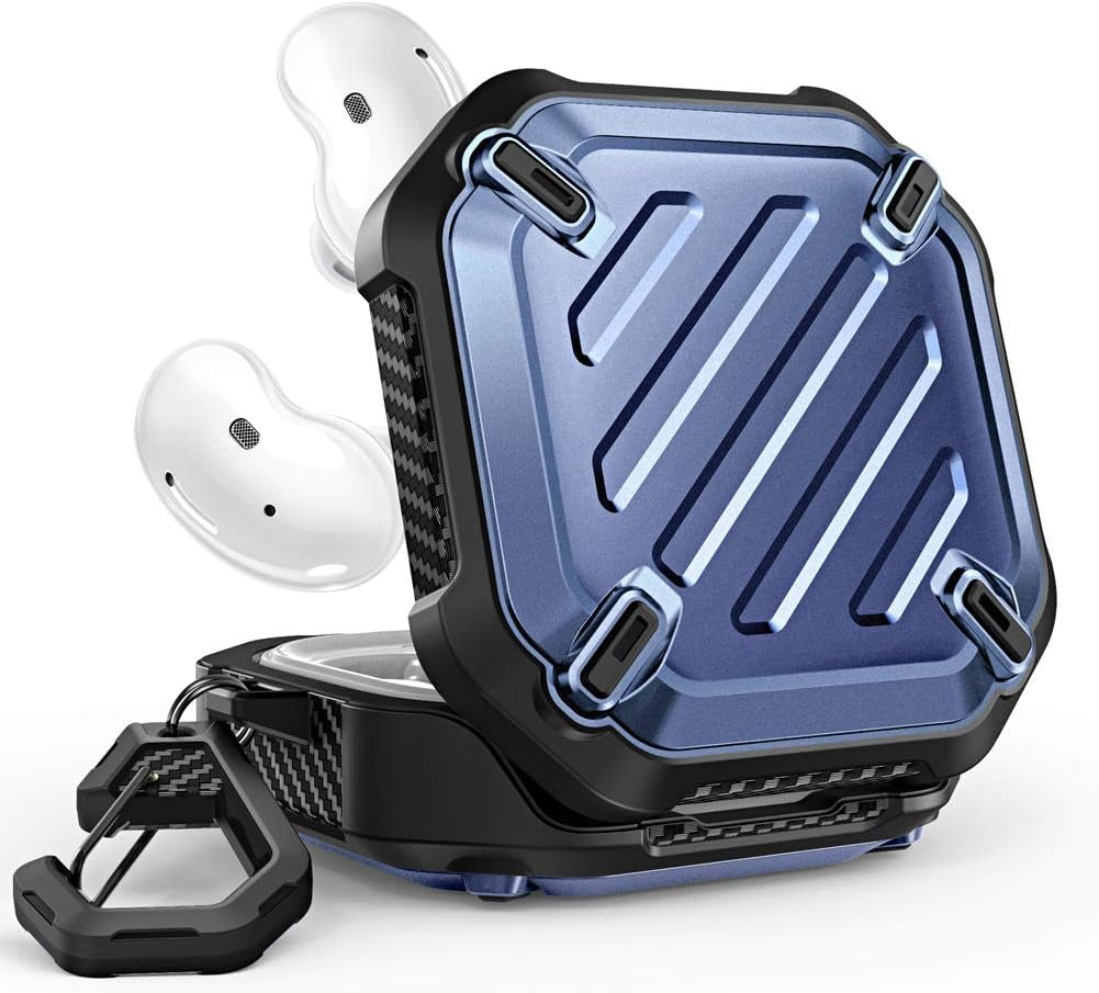 SUPCASE Unicorn Beetle Pro Case for Galaxy Buds 2 Pro / Galaxy Buds 2 / Galaxy Buds Pro / Galaxy Buds Live, Full-Body Rugged Protective Case with Carabiner (Tilt)  SUPCASE   