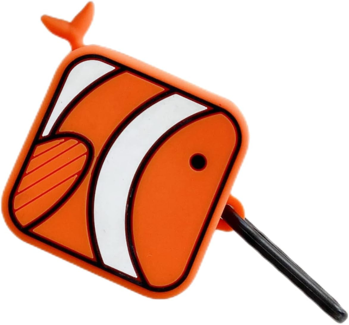 Aikeduo Secure Lock Case for Samsung Galaxy Buds Live Shock-Absorbing Bible Protective Cover Silicone Shell Boys Girl Protective Case  AiKeDuo Yellow Fish Galaxy Buds 2 Pro 