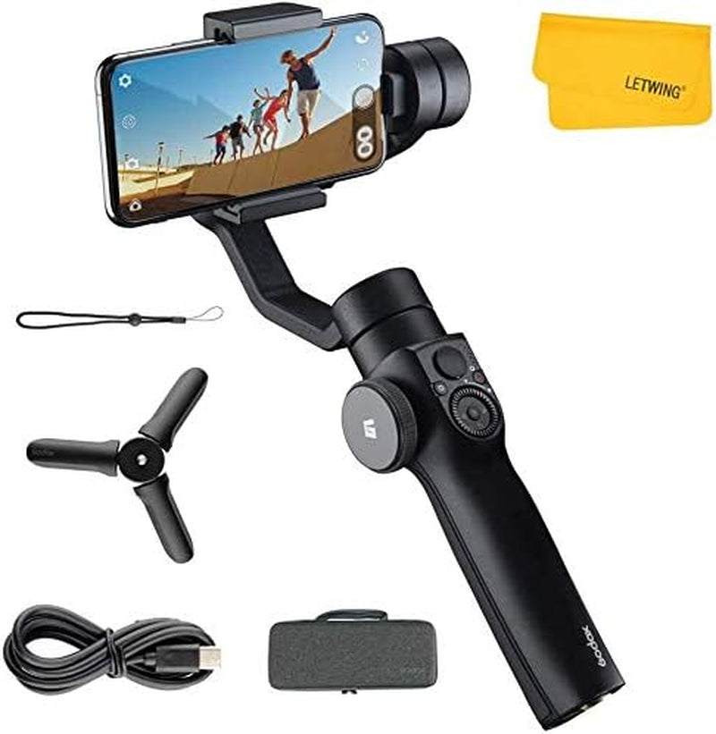 Godox ZP1 Handheld Smartphone Gimbal Stabilizer with Tripod, Payload 80G - 230G+Letwing Cloth  GODOX   