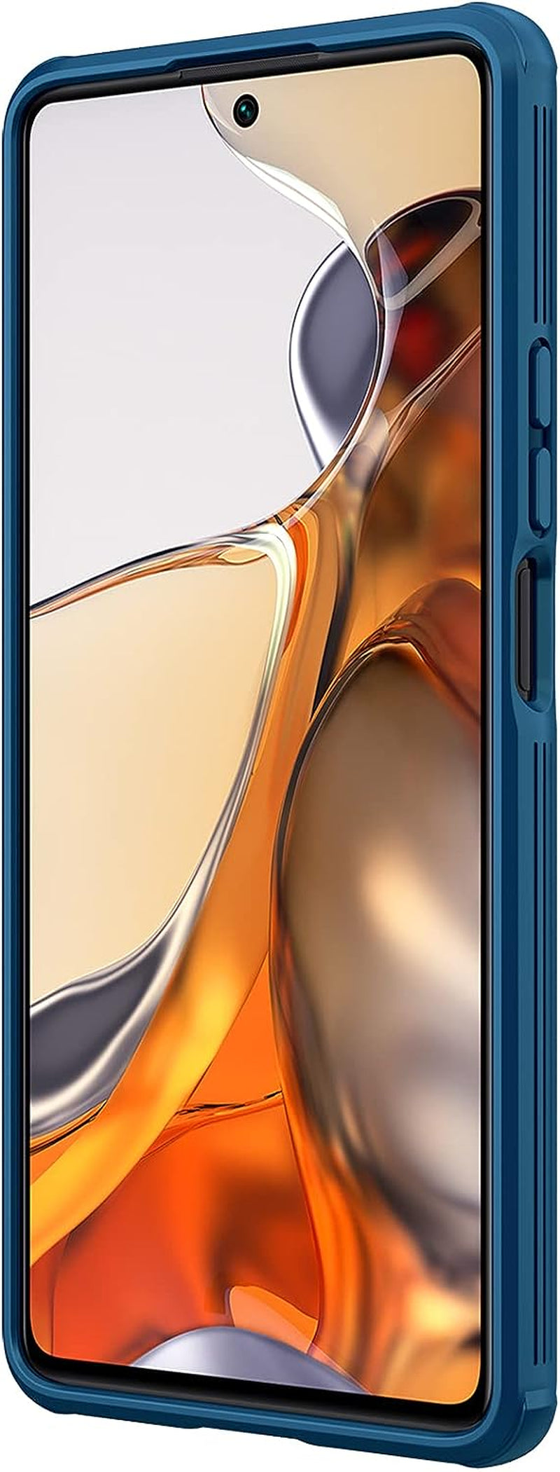 DNGN Compatible with Xiaomi Mi 11T/ 11T Pro Case, Slide Cover Camera Lens Protection Case for Xiaomi Mi11T and Mi 11T Pro 6.67" (Blue)  DNGN   