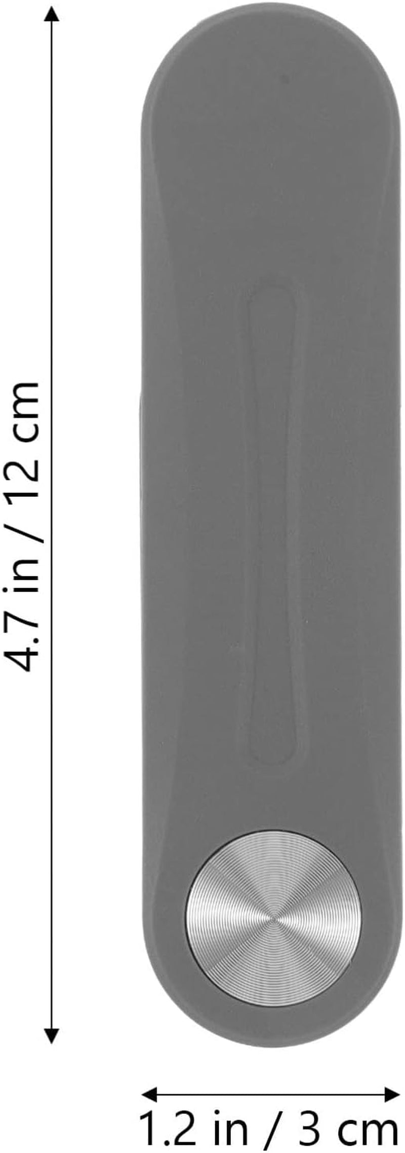 SOLUSTRE Magnetic Laptop Phone Holder Adjustable Phone Monitor Side Mount Foldable Computer Expansion Bracket Compatible with Any Phone Light Grey  SOLUSTRE   