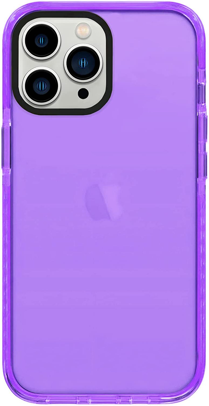 Neon Clear Iphone 14 Pro Max Case, Vibrant 80S Design, Camera Protector, Soft Silicone Shockproof - 6.7Inch  Simapu   