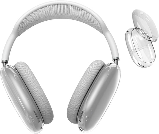 Clear Airpods Max Case,Soft TPU Case for Apple Airpods Max Skin Anti-Scratch Accessories,No Yellowing Transparent Airpods Max Case Cover(Clear)  Inesore   