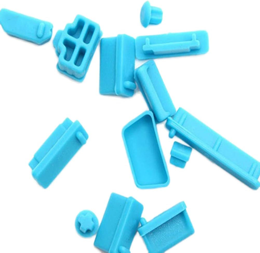 13Pcs Universal Silicone USB 2.0/3.0 Port Plug Cover Cap Female Jack Interface anti Dust Protector Compatible with Tablet PC Notebook Laptop Green  Bluelanss Blue  