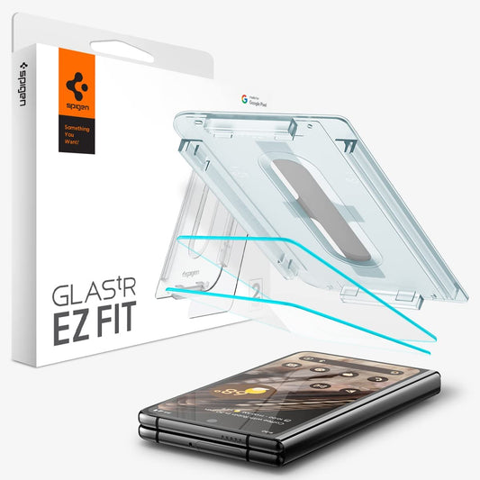 Spigen Tempered Glass Screen Protector [Glastr EZ FIT] Designed for Pixel Fold [2 Pack]  Spigen   