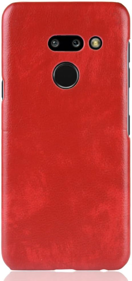Phone Case for LG G8 Thinq Case, [PU Leather]+[Hard Plastic] for LG G8 Thinq Protector Case, Non-Slip Shockproof for LG G8 Thinq Phone Cover Red  Generic   