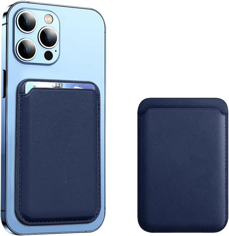 Gyizho Magnetic Card Wallet Holder with Magsafe for Iphone 14 Pro Max/14 Plus/14 Pro/14, for Iphone 13 Pro Max/13 Pro/13/13 Mini, for Iphone 12/12 Pro/12 Max/12 Mini,Midnight  Gyizho Navy  