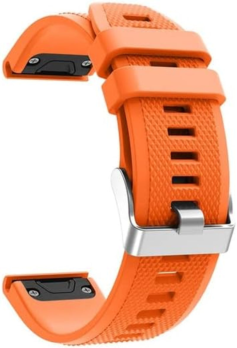 FEHAUK Silicone Band for Garmin Fenix 6 6X 6S Pro 7 7X 7S 5 5X 5S plus 945 Watch Strap Quick Release 20 22 26Mm Watchband Wris Bracelet  FEHAUK I 26mm Width 