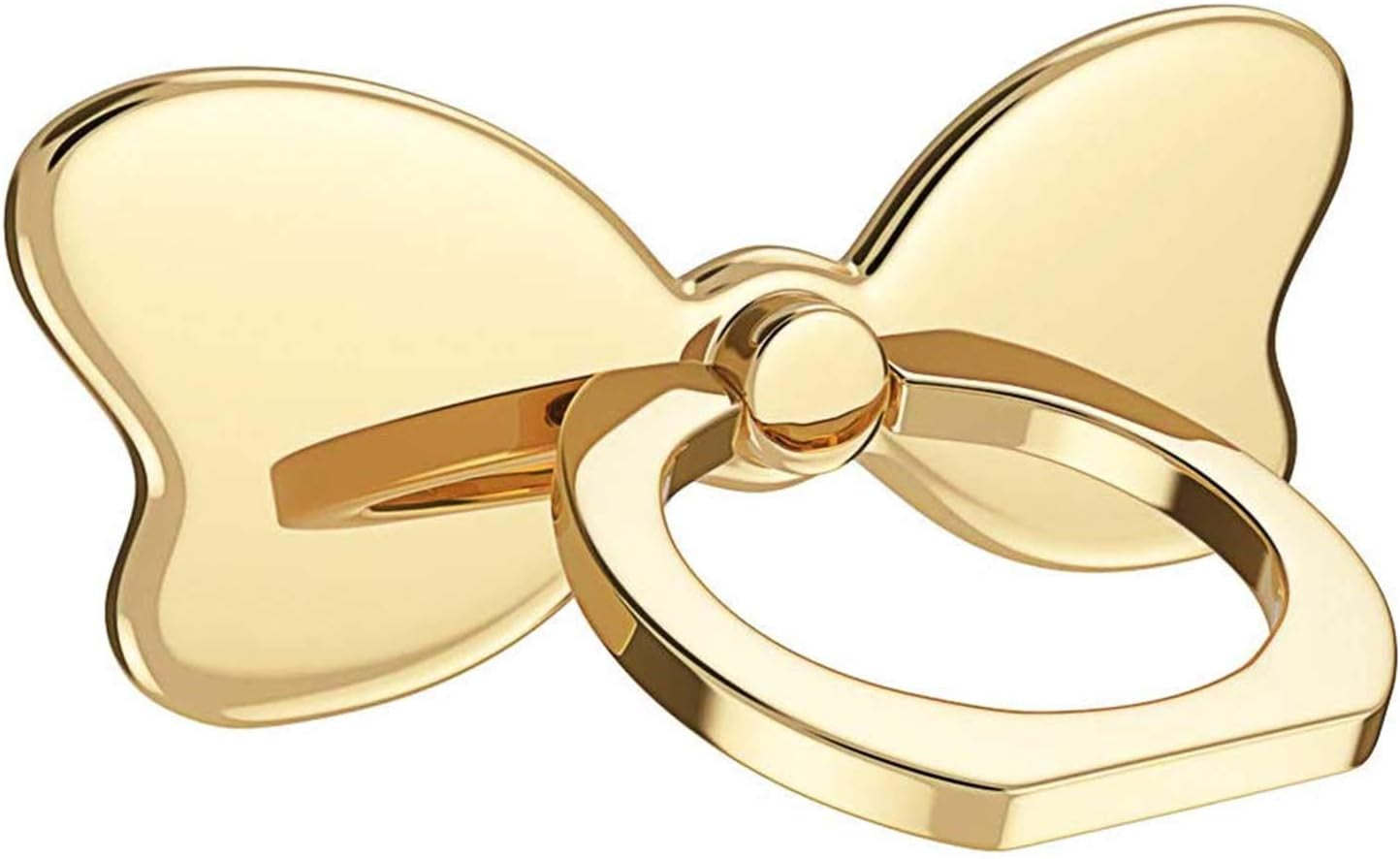 Pzoz Metal Cell Phone Finger Ring Stability Holder Back Stand Collapsible Hand Grip Knob Loop Car Mount Hook Kickstand 360 for Iphone Samsung Galaxy Mobile Cute Accessories (Silver)  pzoz Gold  