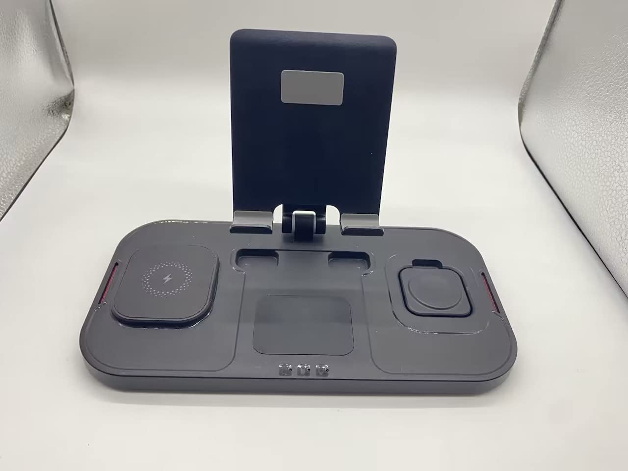 Doeboe Wireless Charger for Iphone, Wired for Ipad Charging Station, 4 in 1 Charging Stand for Iphone 14 Pro Max/13/12, Charging Station for Apple Multiple Devices, for Airpod Pro 3, Iwatch 8/7/6/5  doeboe   