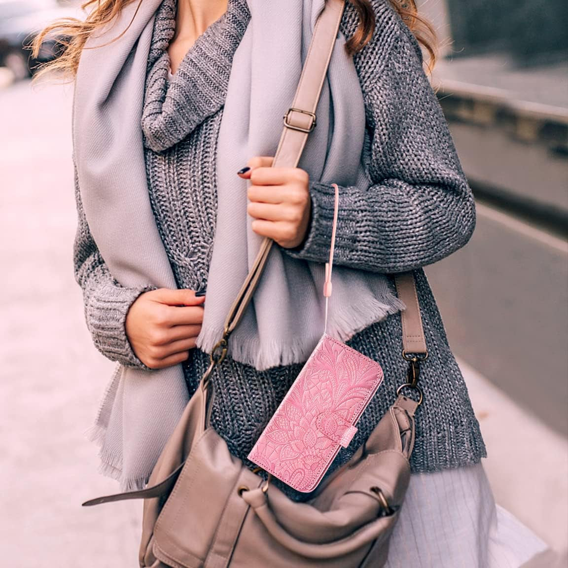 Asuwish Phone Case for Oneplus Nord N200 5G with Screen Protector and Lace Wallet Cover Flip Card Holder Stand Cell Accessories One plus N 200 G5 1 plus 200N 1Plus One+ 1+ N2005G 2021 Women Rose Gold  Asuwish   