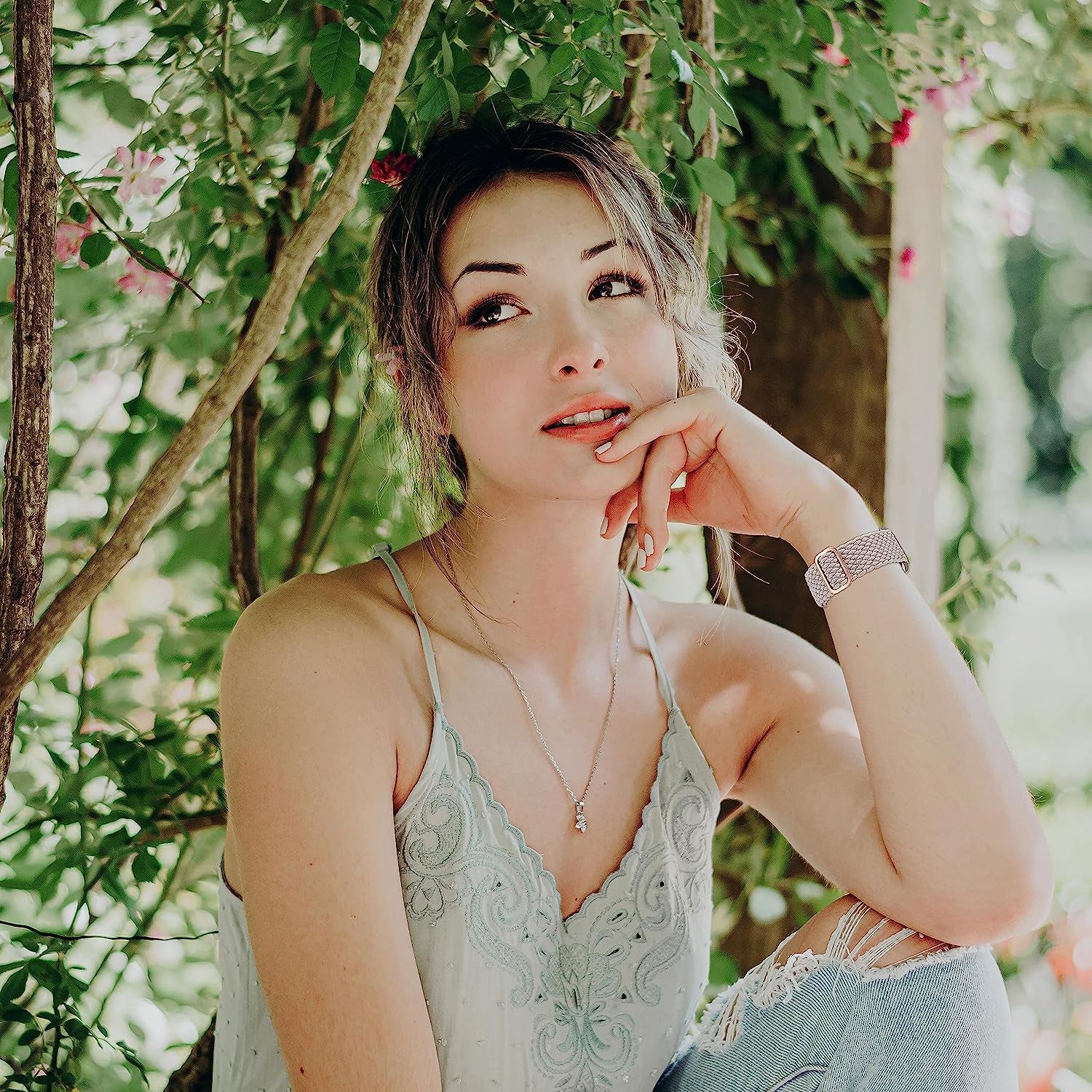 Braided Solo Loop Compatible with Apple Watch Band 38Mm 40Mm 41Mm 42Mm 44Mm 45Mm 49Mm, Stretchy Sport Bands Women Men Elastic Nylon Wristband for Iwatch Series 8 7 6 SE 5 4 3 2 1 Ultra  Suitisbest   