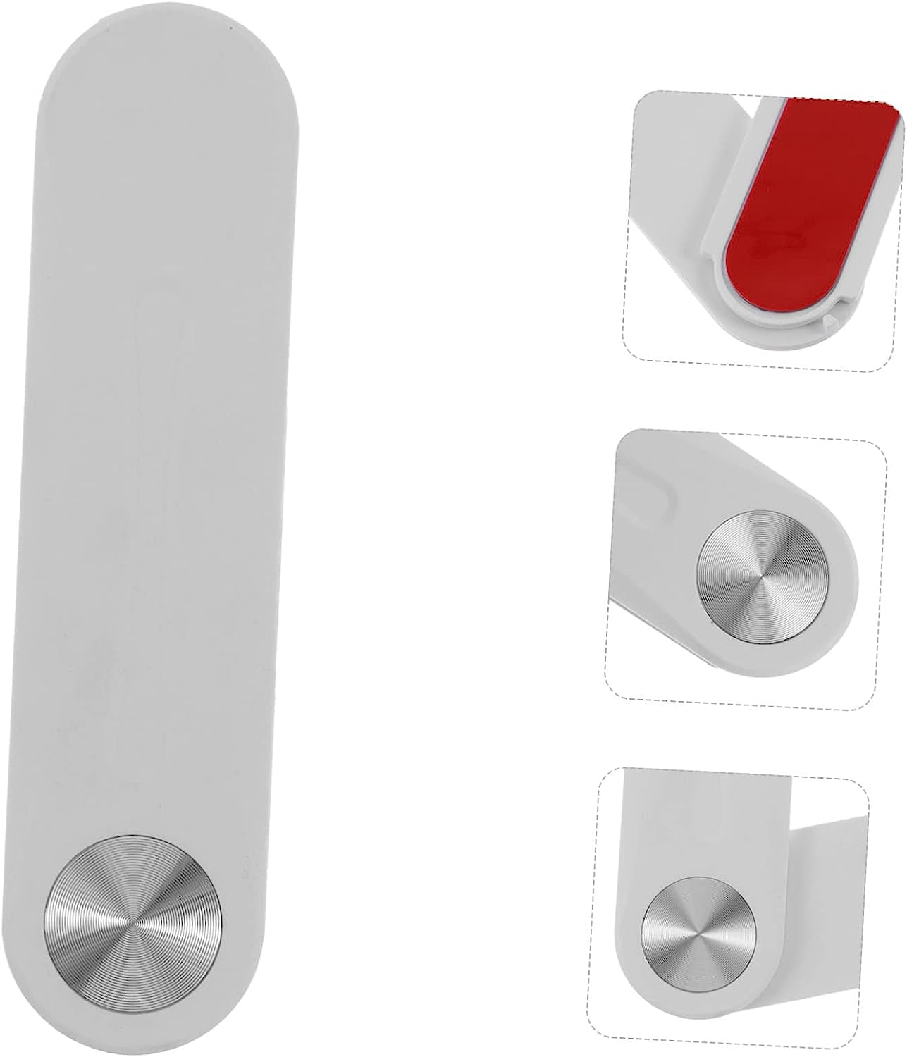 PLAFOPE Screen Phone Holder Portable Phone Stand Laptop Computers Hands Free Phone Holder Laptop Magnetic Phone Holder Phone Mount for Monitor Phone Holder for Laptop Small Stand White Abs  PLAFOPE   