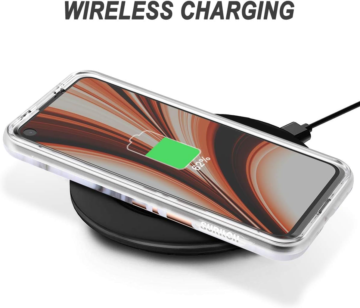 SURITCH for Google Pixel 4A Case【Not for 5G】, [Built-In Screen Protector] Marble Full-Body Protection Shockproof Rugged TPU Bumper Protective Case for Google Pixel 4A 4G 5.8 Inch 2020(Gold Marble)  SURITCH   