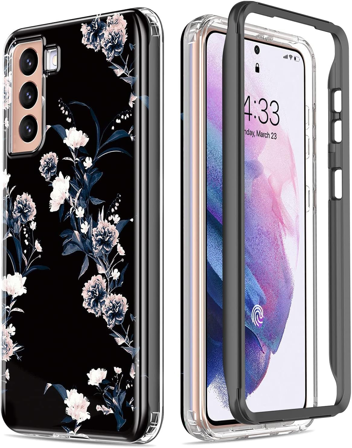 Esdot for Samsung Galaxy S21 plus Case,Military Grade Passing 21Ft Drop Test,Rugged Cover with Fashionable Designs for Women Girls,Protective Phone Case for Galaxy S21 plus 6.7" Colorful Painting  Esdot   