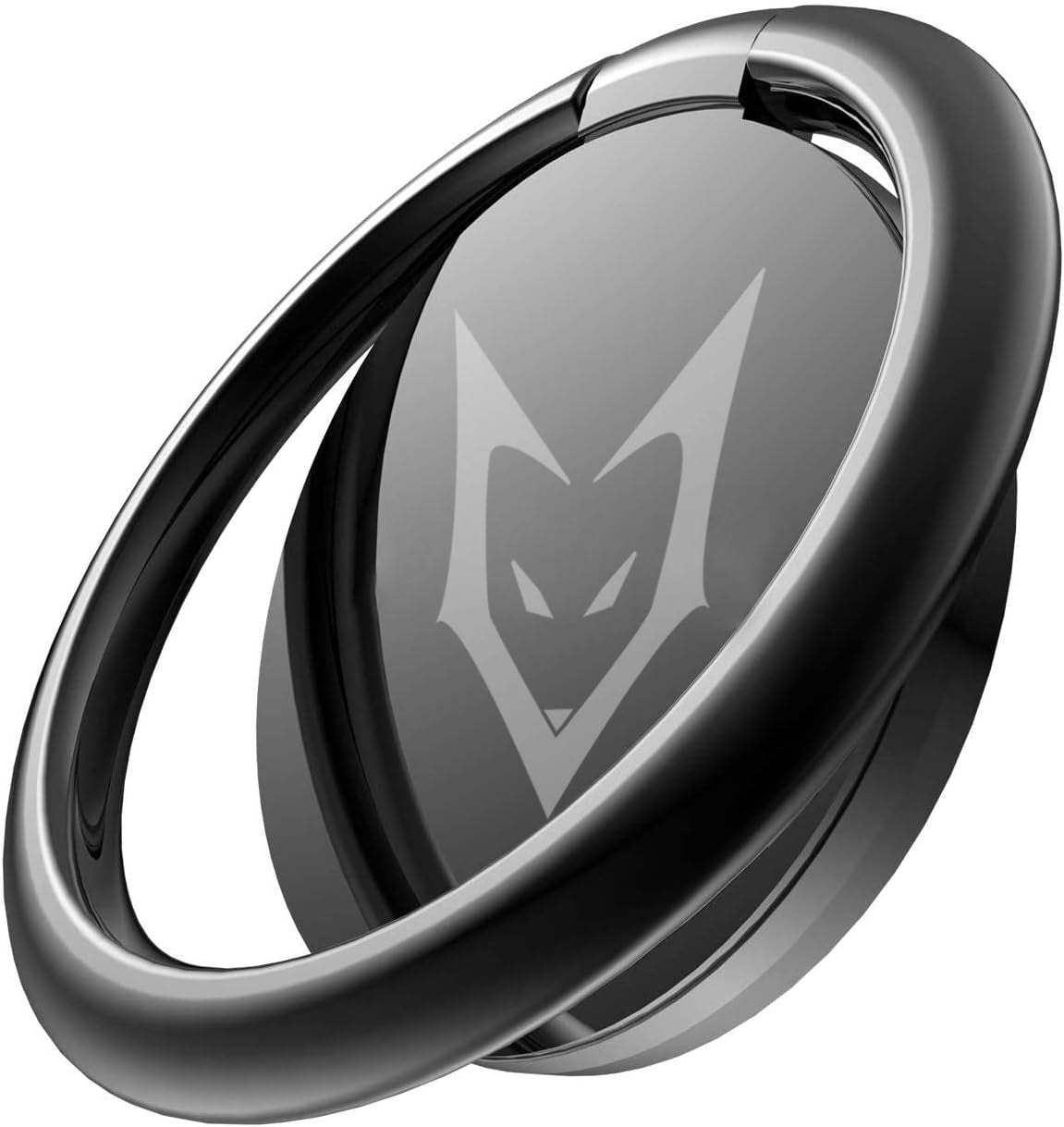 Pokanic Cell Phone Metal Ring Holder Finger Grip Stability Kickstand 360° Rotation Adjustable Collapsible Compatible with Apple Iphone, Samsung Galaxy, LG (Gold)  Pokanic Black - Pokanic  