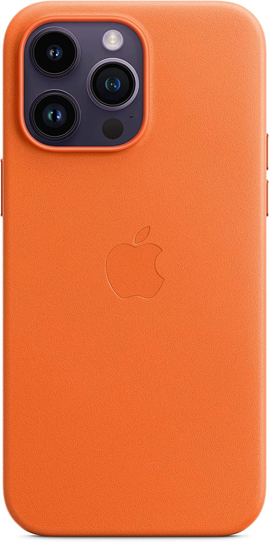 Apple Iphone 14 Pro Max Leather Case with Magsafe - Orange  Apple   