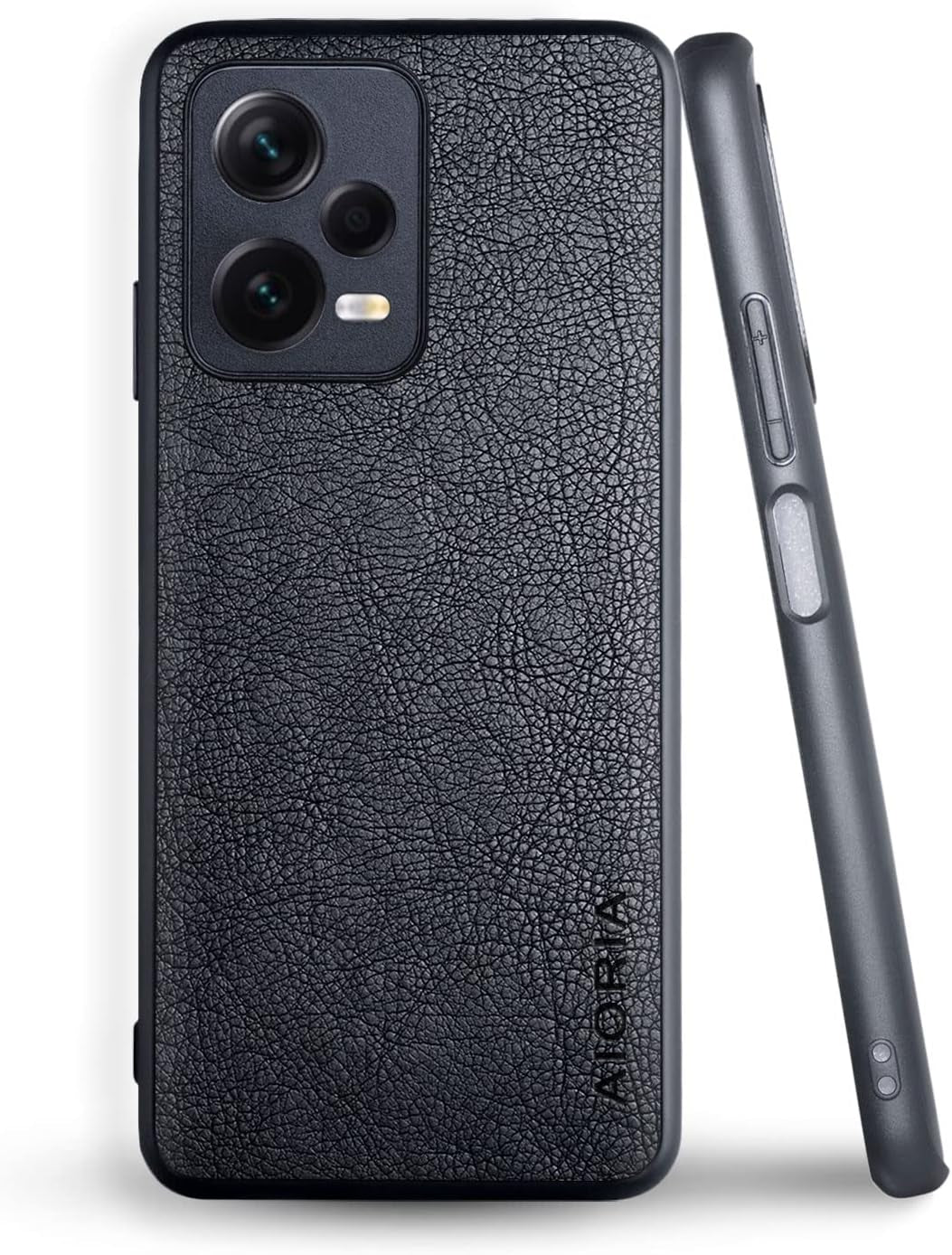 AIORIA for Xiaomi Redmi Note 12 Pro plus Case, 6.67" Screen Premium PU Leather Cover Retro Business Design Full Protective Case for Xiaomi Redmi Note Note 12 Pro plus 5G (Black)  AIORIA   