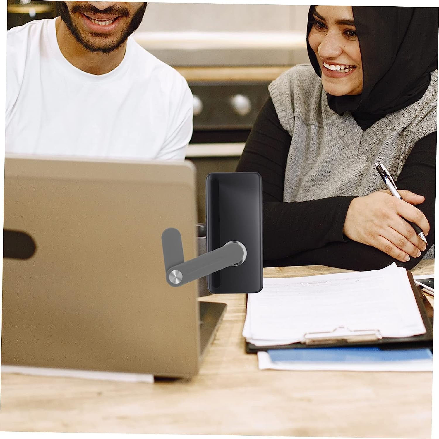 ULTECHNOVO Expand Mobile Phone Bracket Notebook Computer Magnetic Mount Hands Free Phone Holder Laptop Magnetic Phone Holder Mobile Laptop Stand Smartphone Stand Laptop Small Stand Abs Desk  ULTECHNOVO   