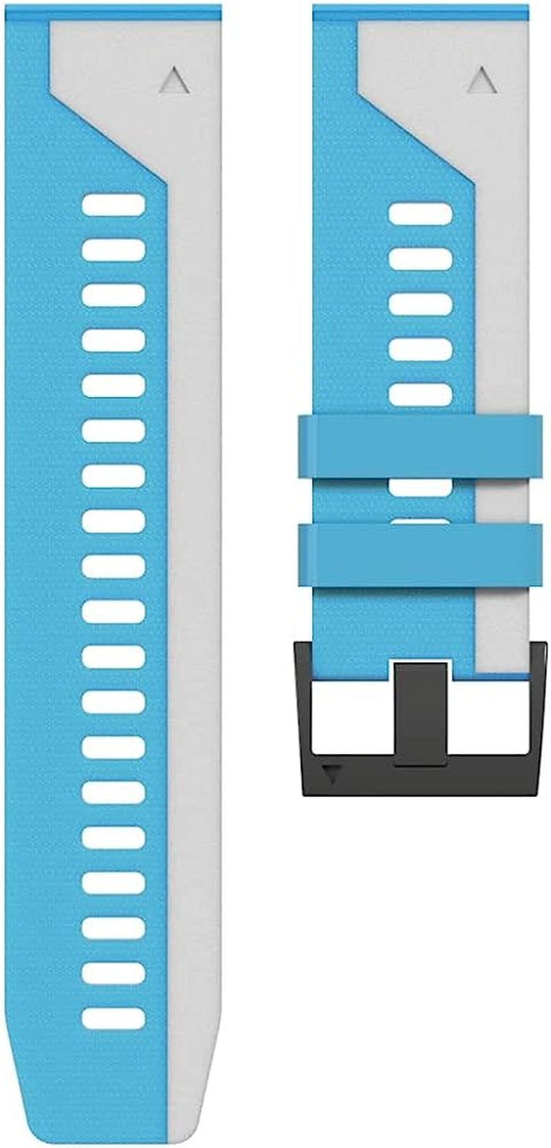 BKUANE 26 22Mm Quick Release Watchband for Garmin Fenix 6X 6 Pro 5X 5 plus 3 HR Enduro Silicone Easyfit Wrist Band for Garmin Enduro D2  BKUANE Medium For Approach S60 S62 