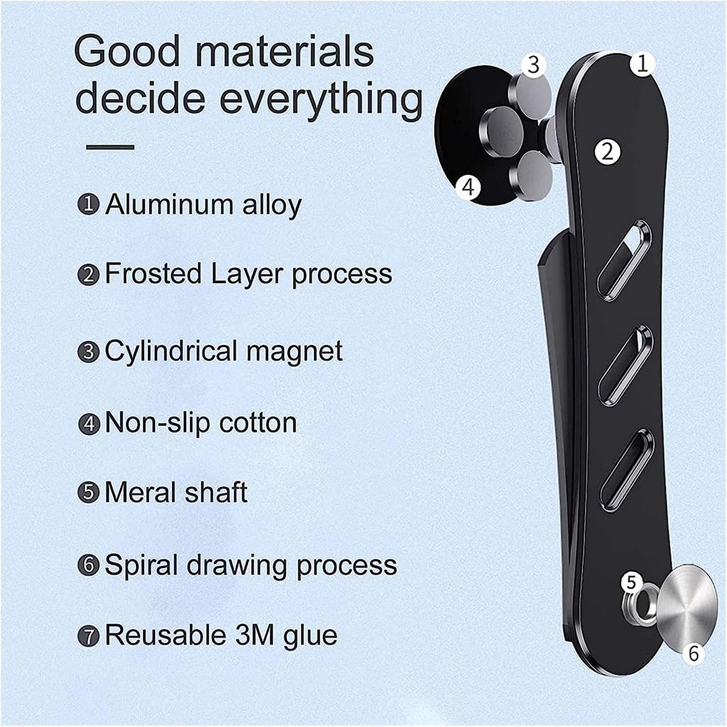 PEPDRO Monitor Magnetic Holder, Laptop Cellphone Mount, Collapsible Metal Base, Adapt to Magnetic Aluminum Bracket Laptop Side Mount External Cooling Fans (Color : Silver)  PEPDRO   