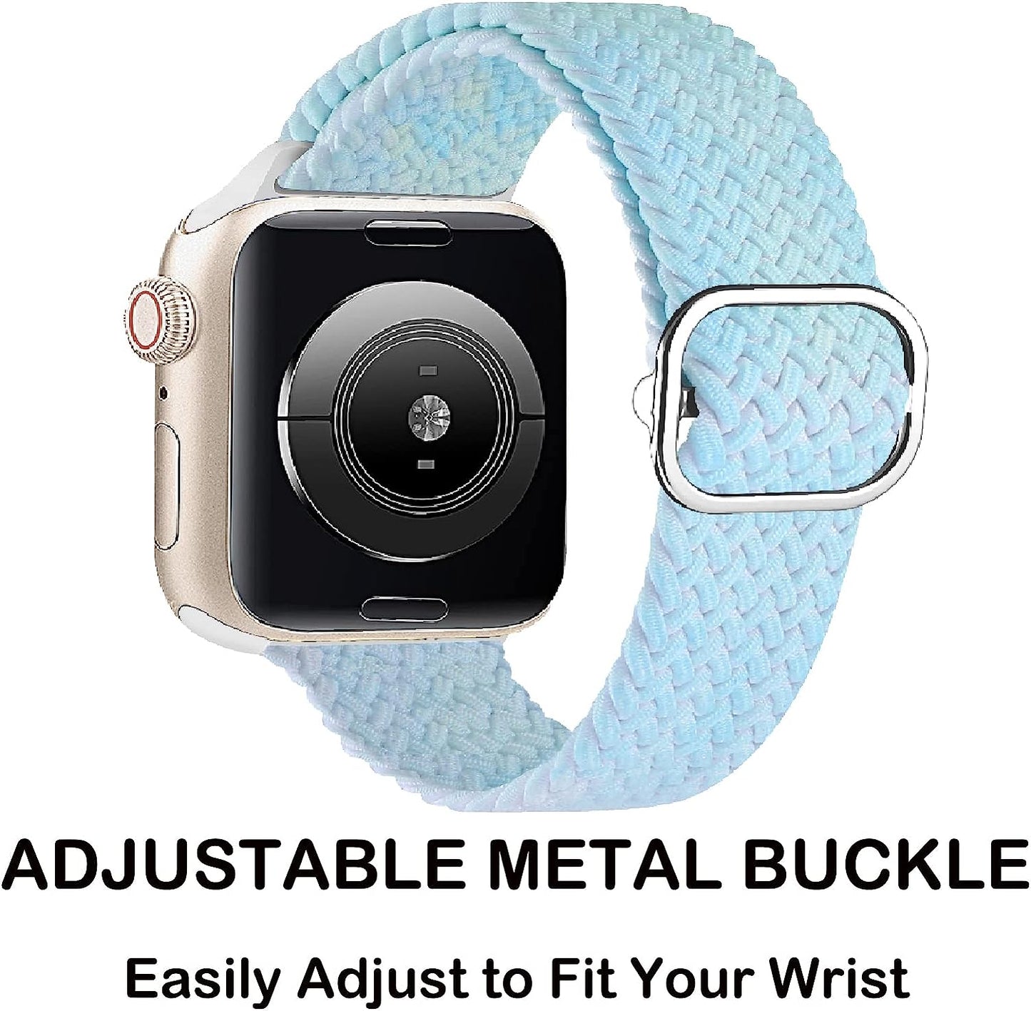 Vevexiao Stretchy Braided Solo Loop Bands Compatible with Apple Watch Ultra Band 44Mm 40Mm 38Mm 42Mm 41Mm 45Mm 49Mm Iwatch Bands Women Men, Elastic Strap for Iwatch SE Series 8/7/6/5/4/3/2/1  VeveXiao   