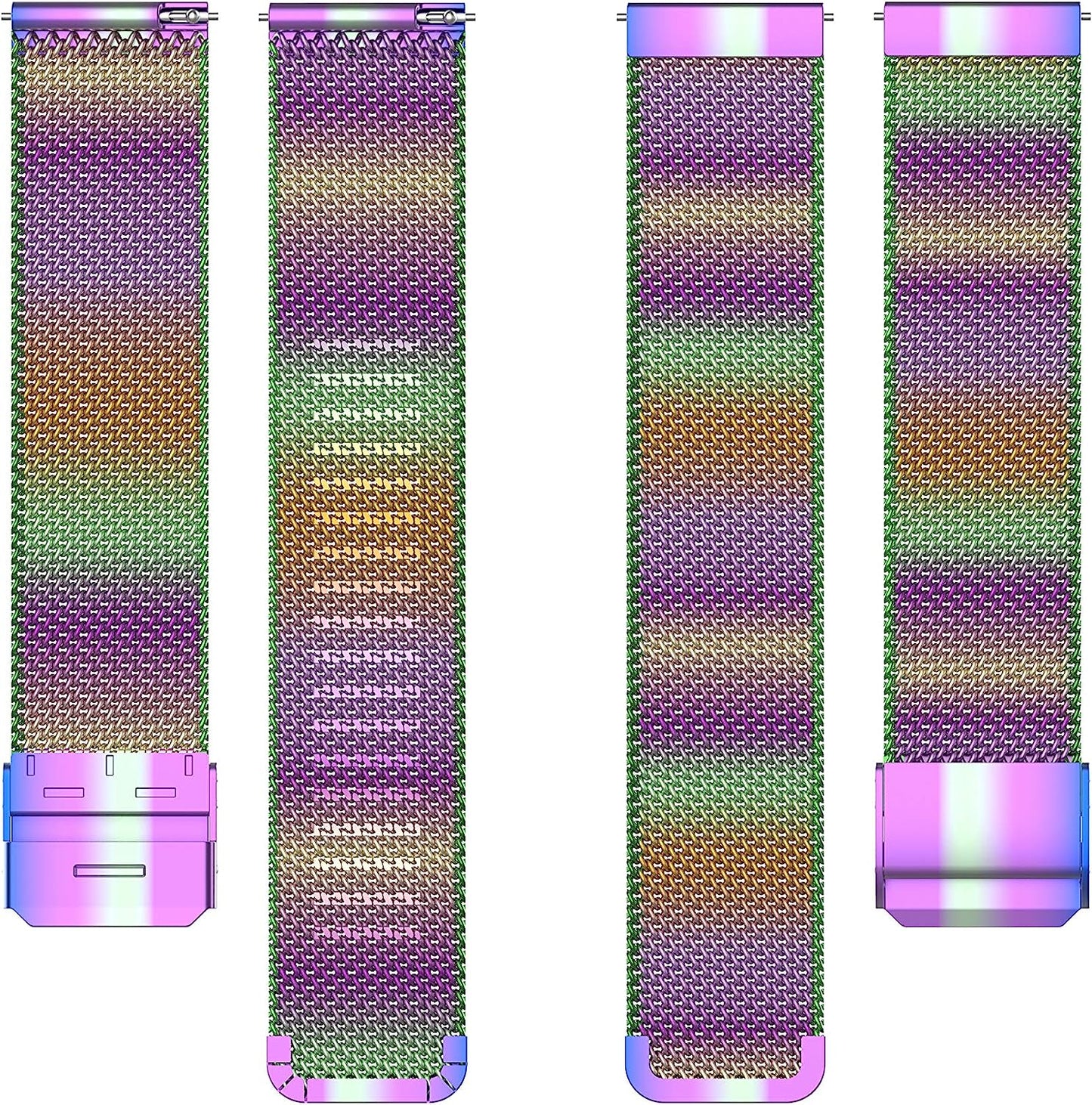 20Mm Stainless Steel Mesh Watch Bands for Samsung Galaxy Watch 4 40Mm 44Mm,Galaxy Watch 4 Classic 42Mm 46Mm,Galaxy Watch Active 2 40Mm 44Mm, Galaxy Watch3 41Mm,Galaxy Watch 5,Galaxy Watch 5 Pro  Chofit   