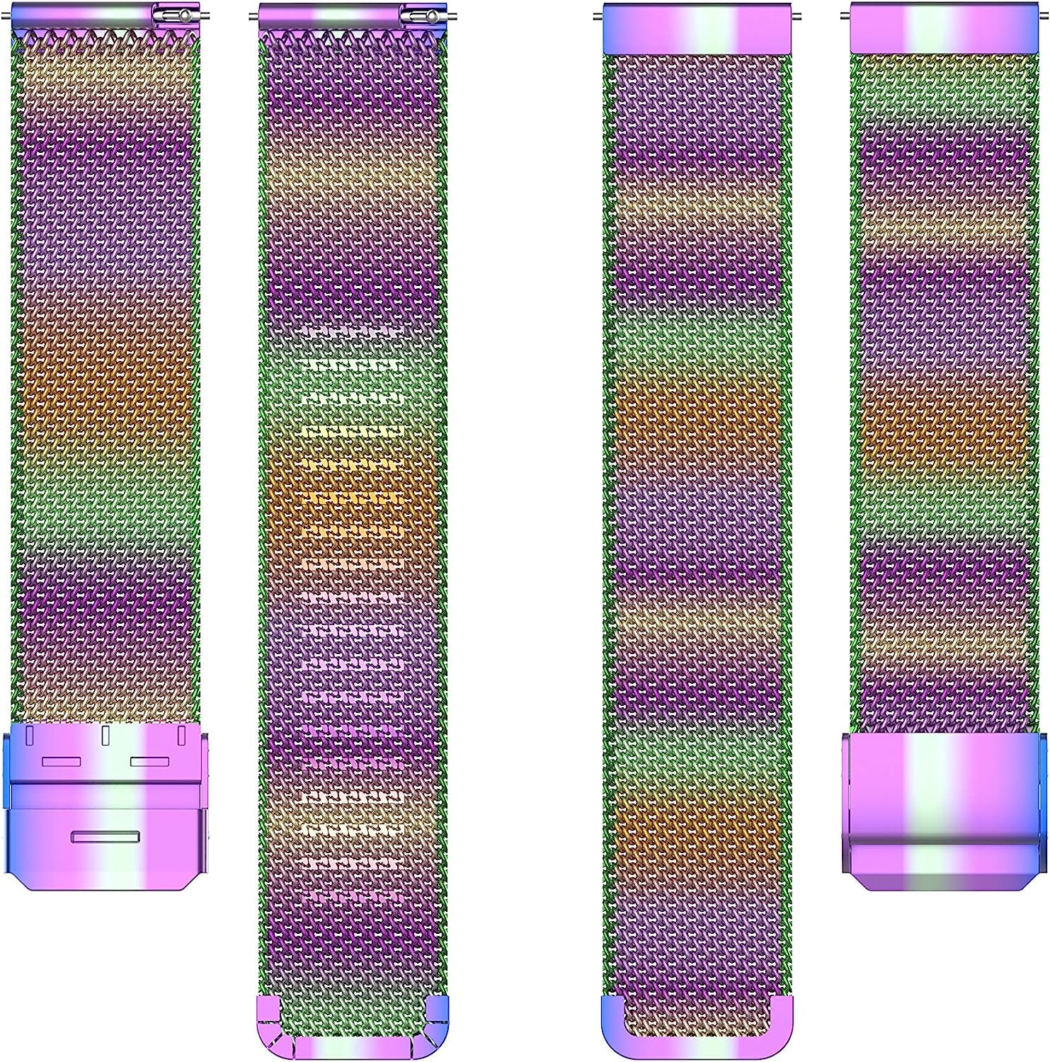 20Mm Stainless Steel Mesh Watch Bands for Samsung Galaxy Watch 4 40Mm 44Mm,Galaxy Watch 4 Classic 42Mm 46Mm,Galaxy Watch Active 2 40Mm 44Mm, Galaxy Watch3 41Mm,Galaxy Watch 5,Galaxy Watch 5 Pro  Chofit   