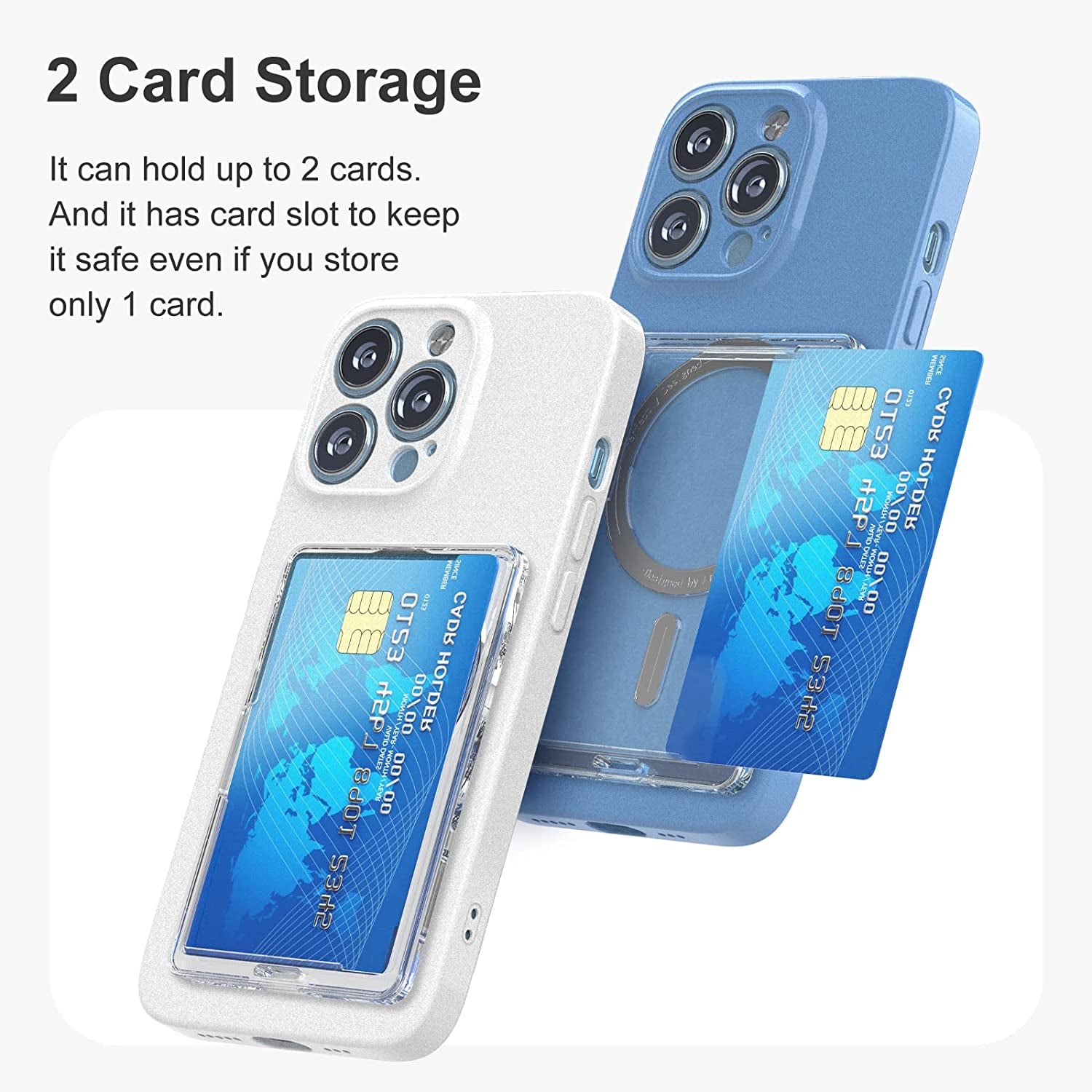 AUROX Magnetic Phone Wallet Compatible with Magsafe Wallet Minimalist Slim Wallet for Iphone 14 Pro Max/14 Plus/14 Pro/14,For Iphone 13 Pro Max/13 Pro/13/13 Mini,For Iphone 12/12 Pro/12 Max/12 Mini  AUROX   